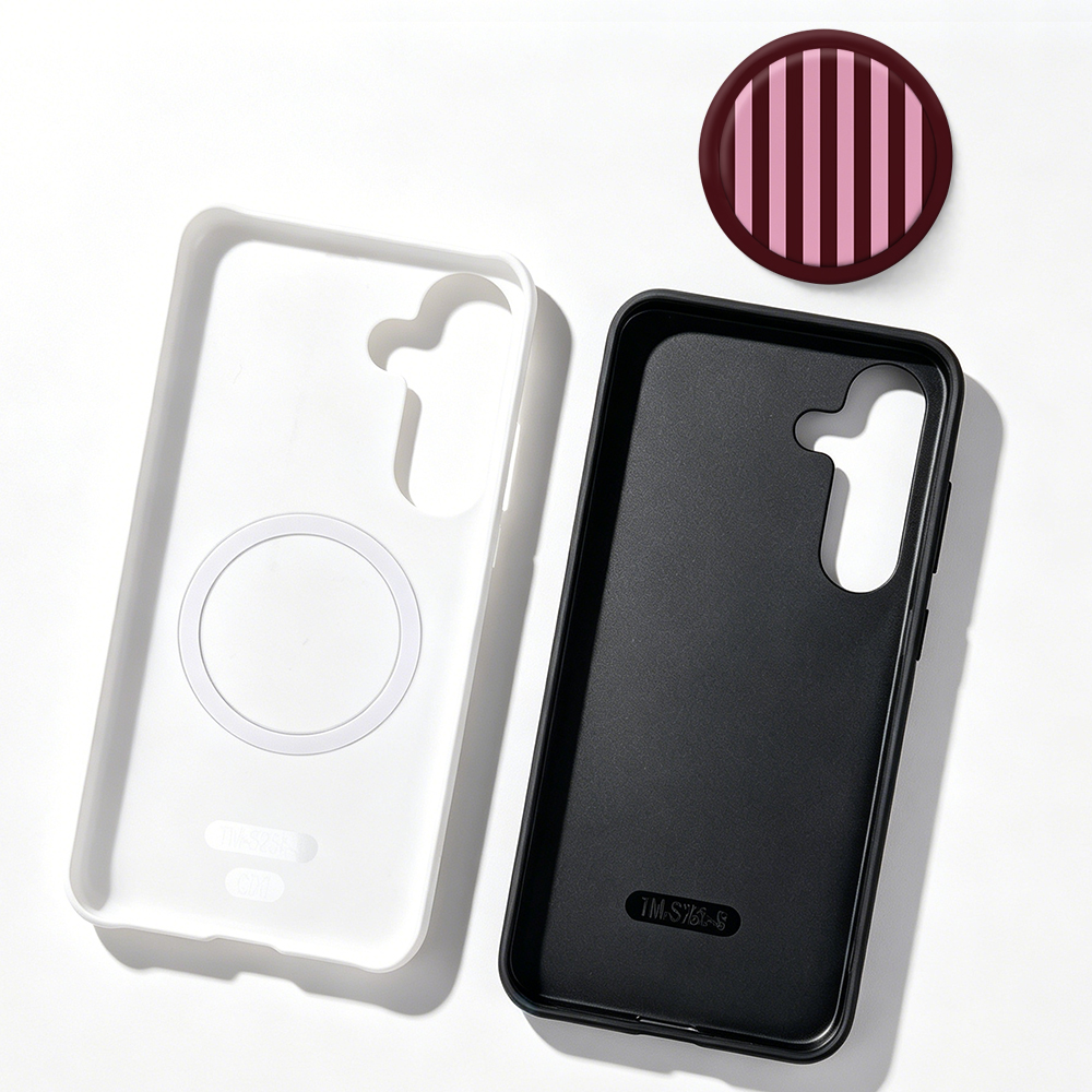 Stripe Magnetic Case For Samsu - Taco Stand Holder avaliação e preço