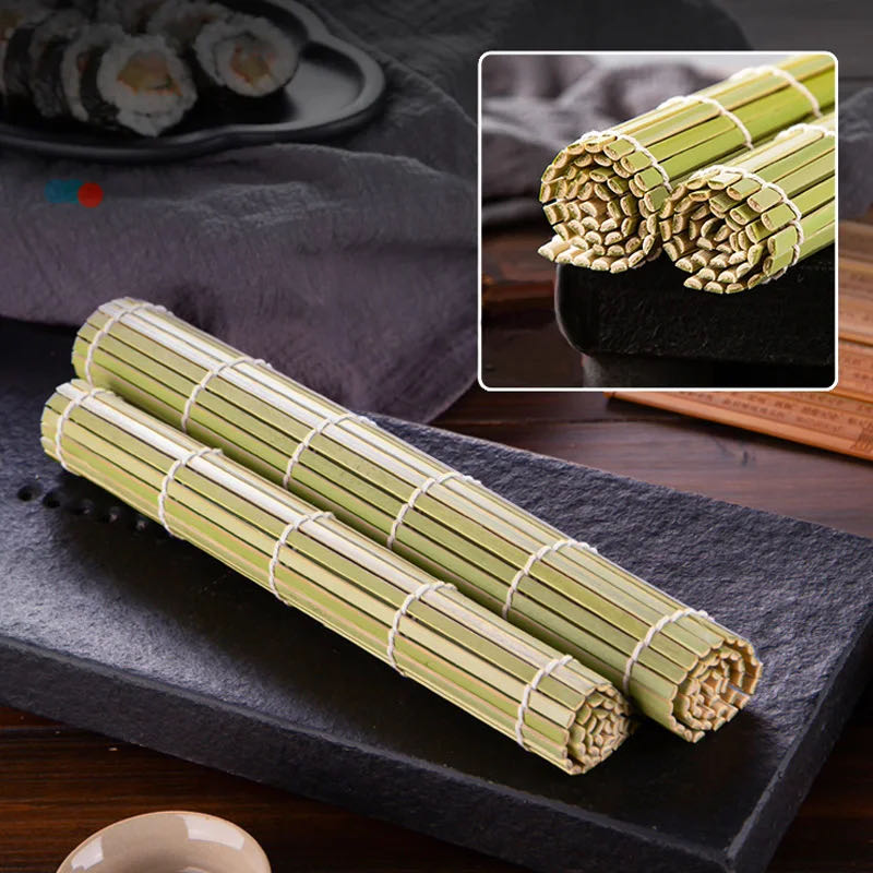DIY Bamboo Sushi Maker Rolling - Spring Roll Wrapper avaliação e preço