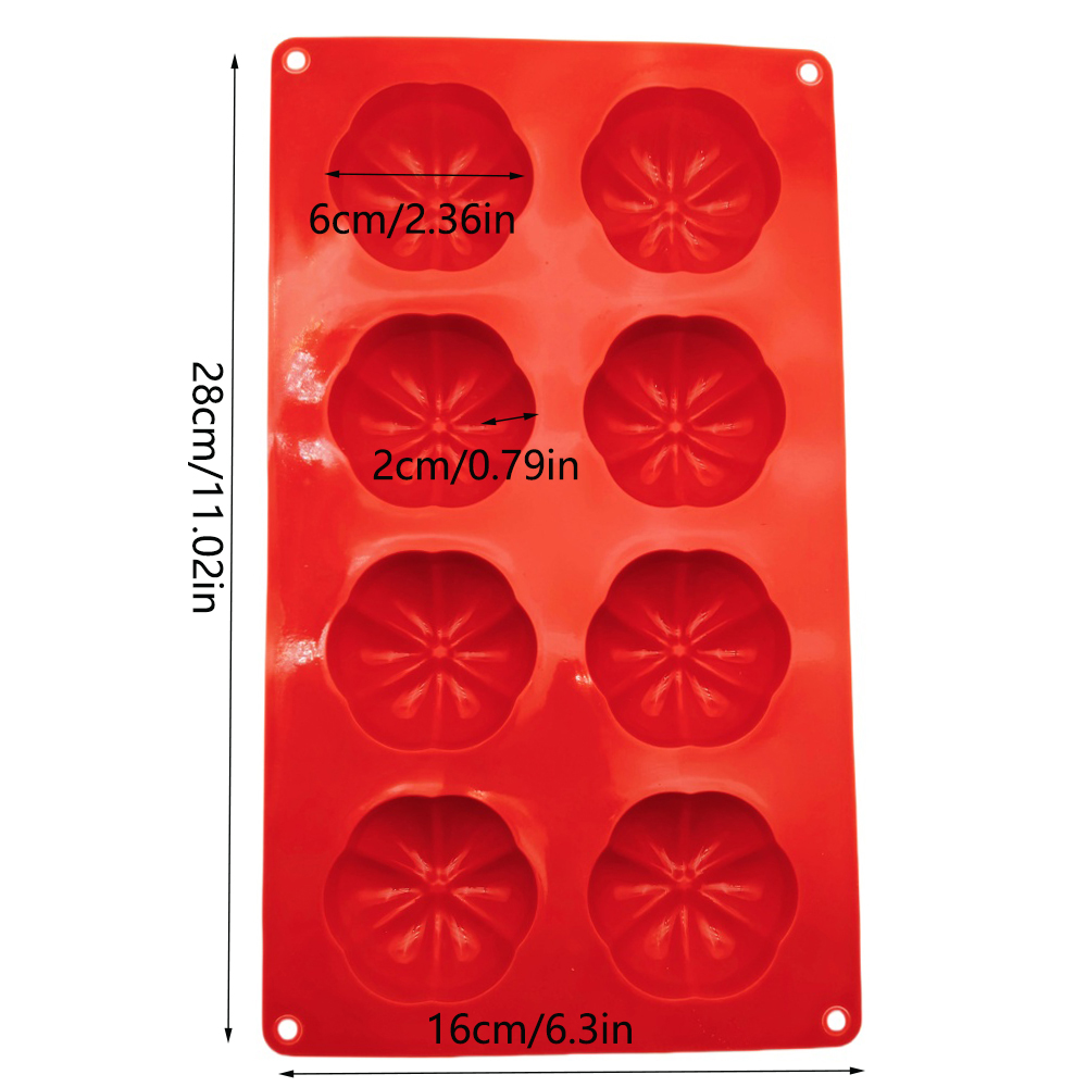 New Arrival 8 Hole 6 Petal Sha - Donut Mold Silicone avaliação e preço