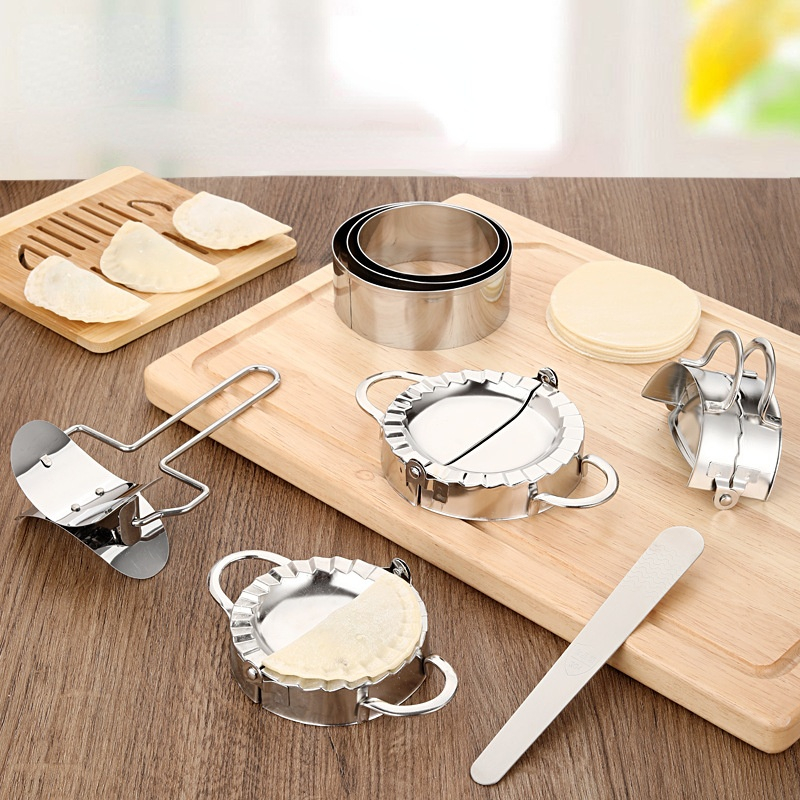 Stainless Steel Dumpling Maker - Dumpling Press Set avaliação e preço