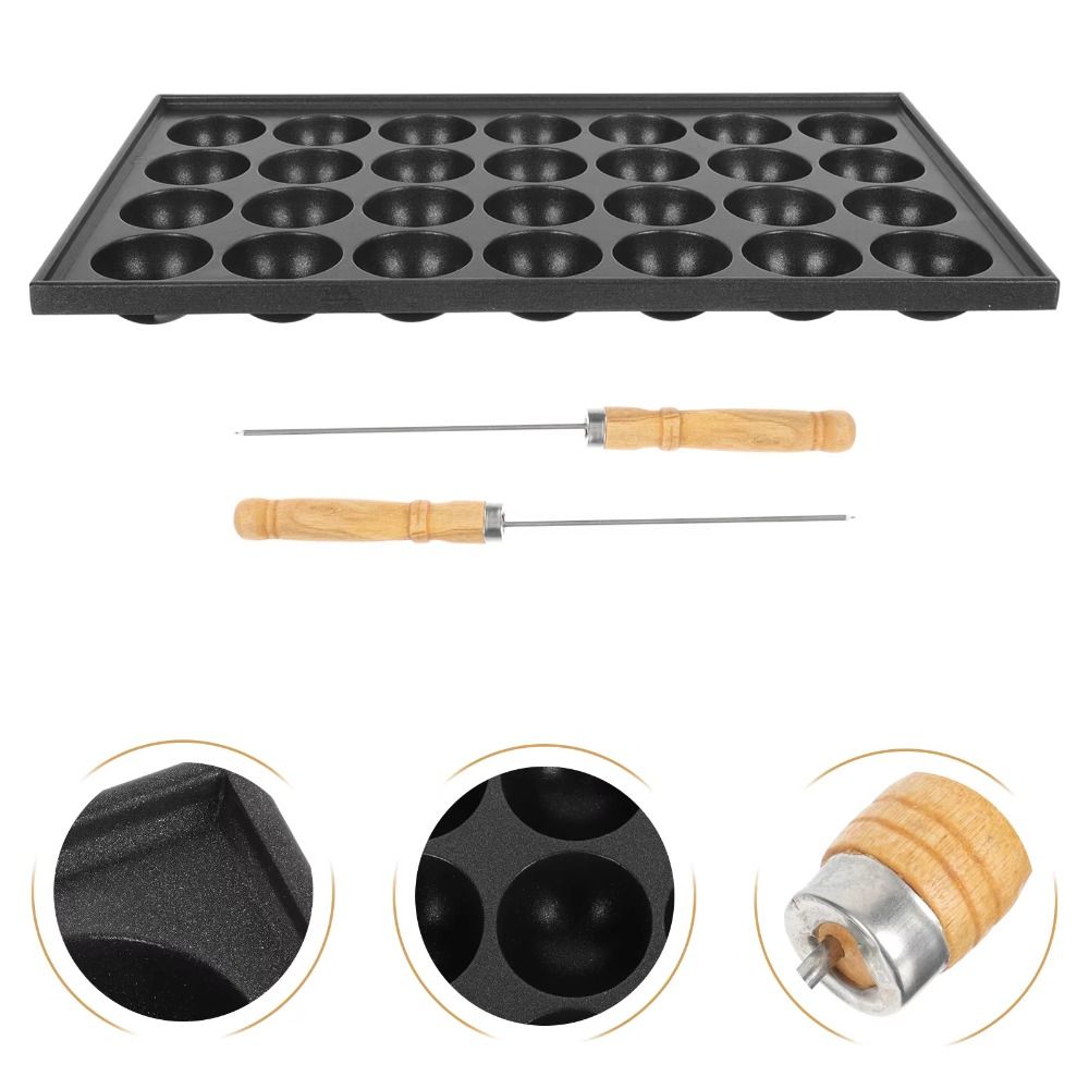 28 Holes Durable Nonstick Tako - Takoyaki Grill Plate avaliação e preço