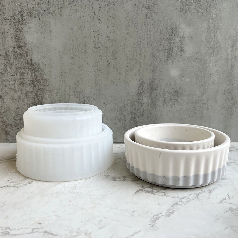 Stripe Flowerpot Silicone Mold - Potsticker Mold avaliação e preço