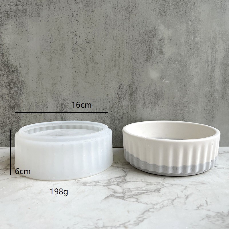 Stripe Flowerpot Silicone Mold - Potsticker Mold avaliação e preço