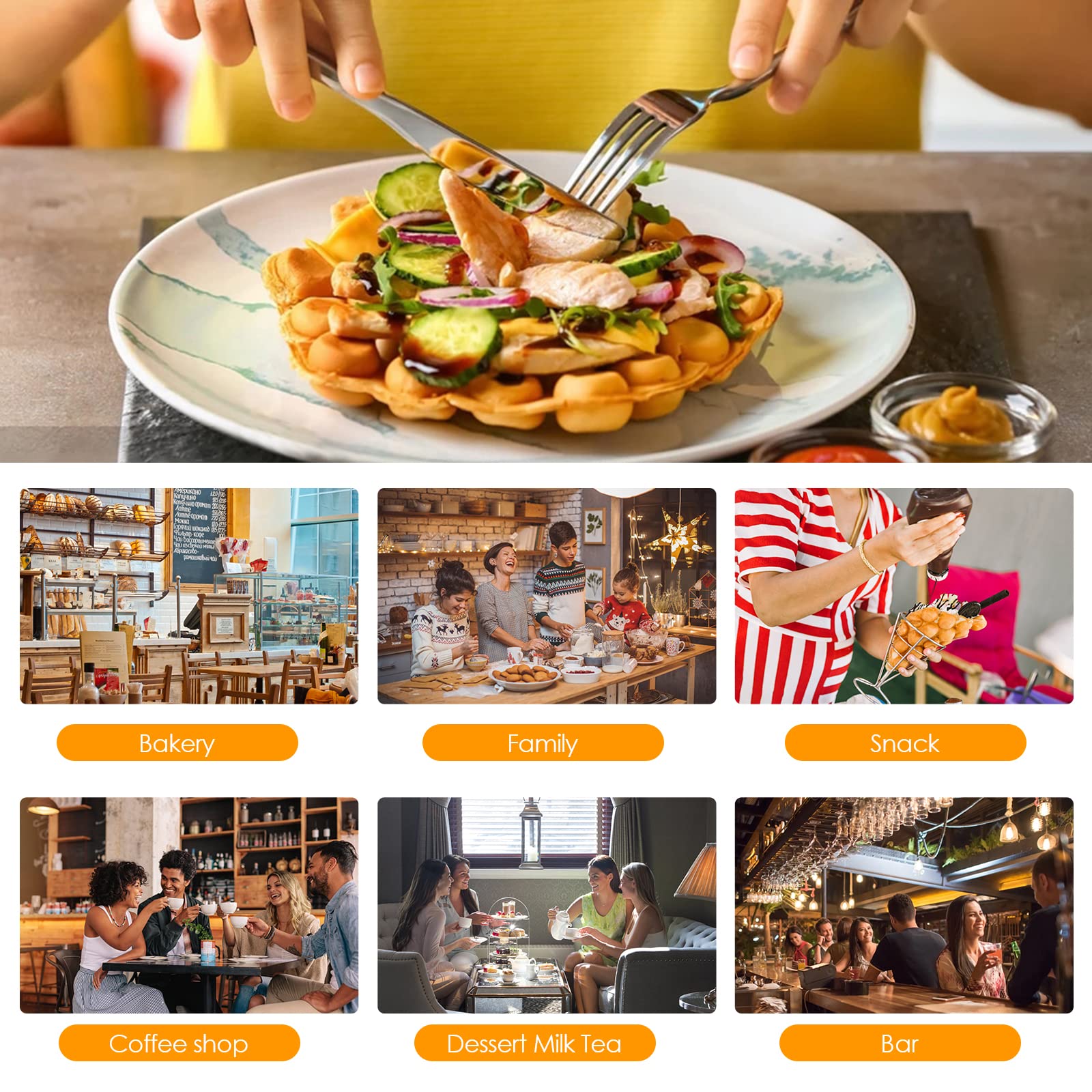 New Household Electric Non-Sti - Waffle Cone Maker avaliação e preço