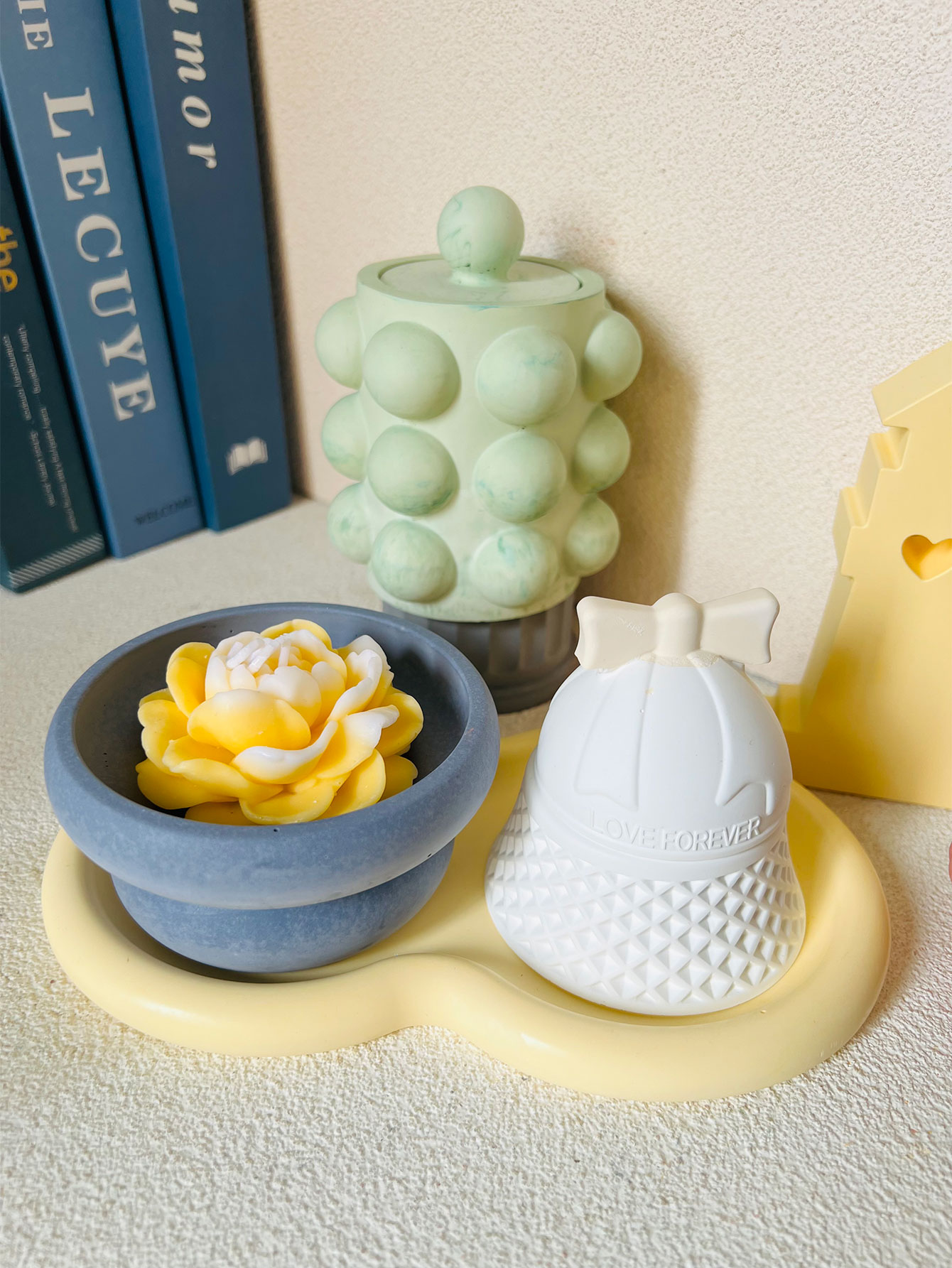 Bubble Jar Candle Vessel Concr - Donut Mold Silicone avaliação e preço