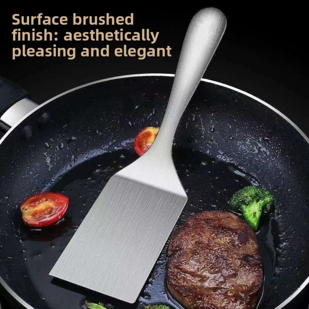 Stainless Steel Flat Spatula,  - Okonomiyaki Spatula avaliação e preço
