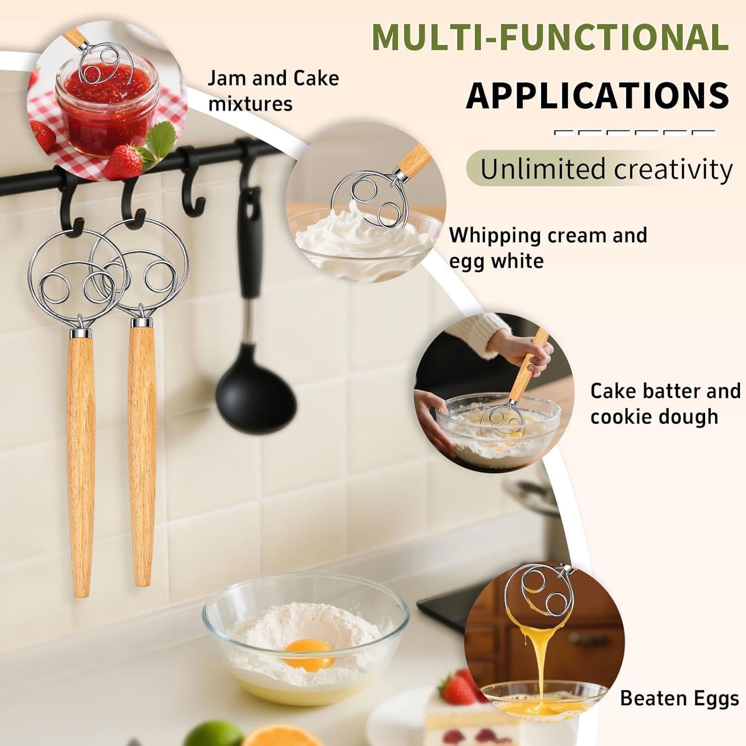 Danish Dough Whisk Stainless S - Danish Pancake Pan avaliação e preço