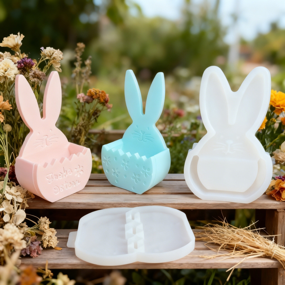 DIY Easter Decoration Resin Bu - Bunny Cake Mold avaliação e preço