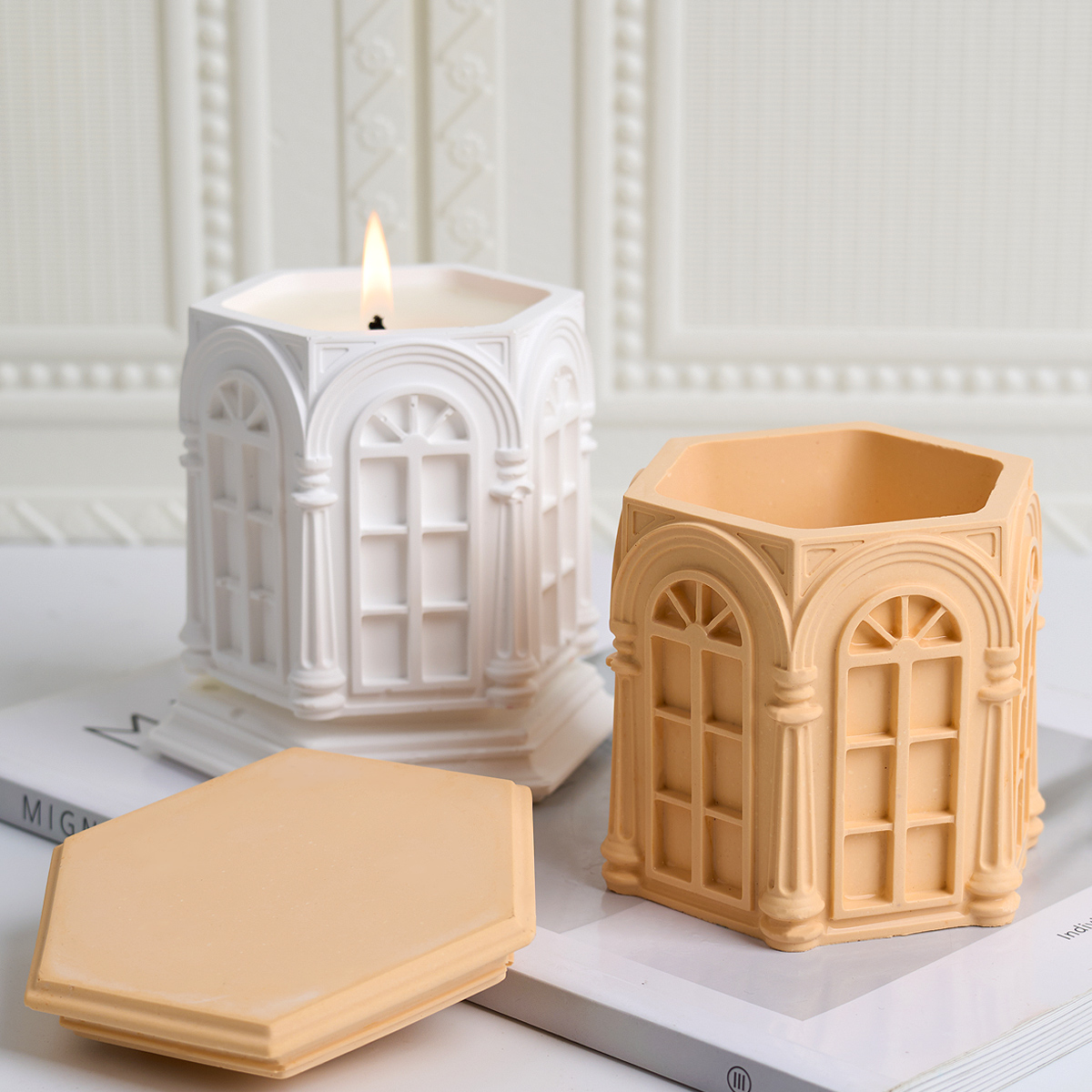 DIY Vintage Candle Jar Contain - Potsticker Mold avaliação e preço