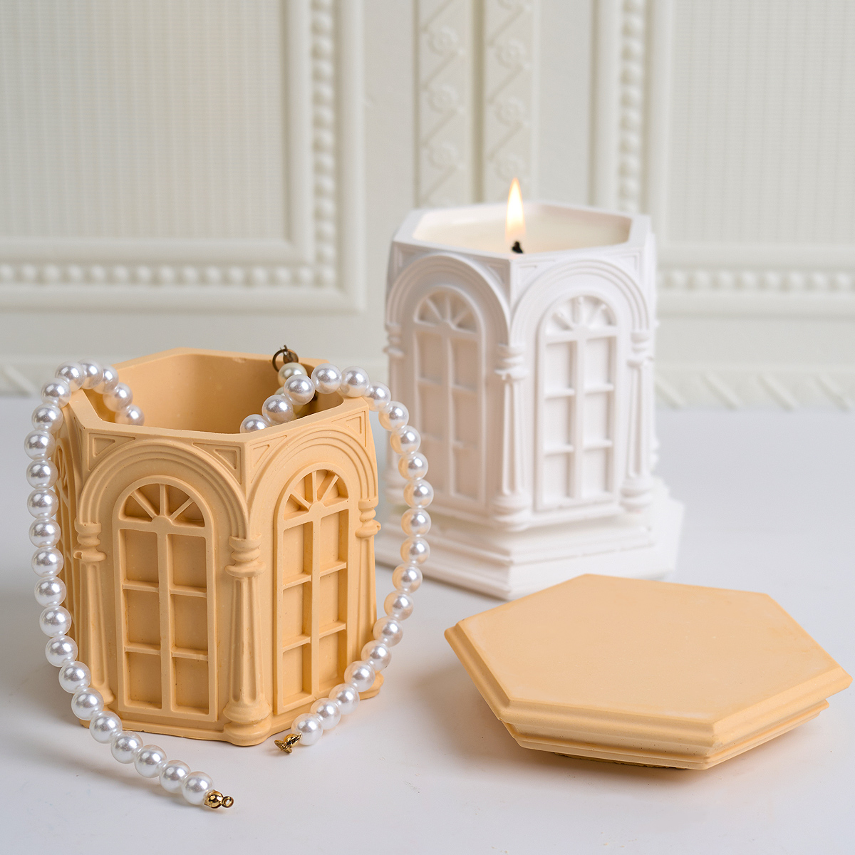 DIY Vintage Candle Jar Contain - Potsticker Mold avaliação e preço