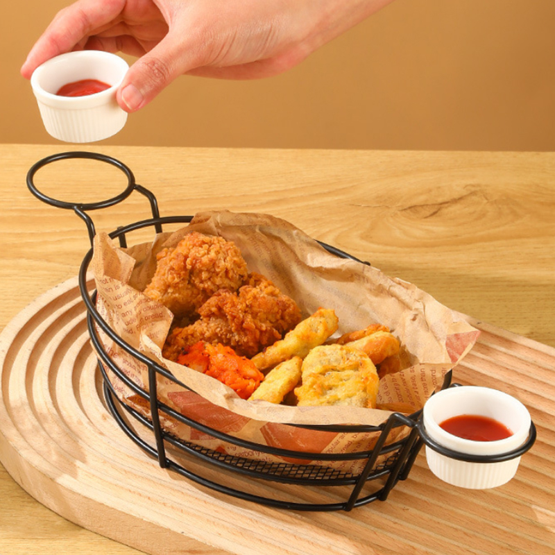 New Boat Shaped French Fries B - Dim Sum Basket avaliação e preço