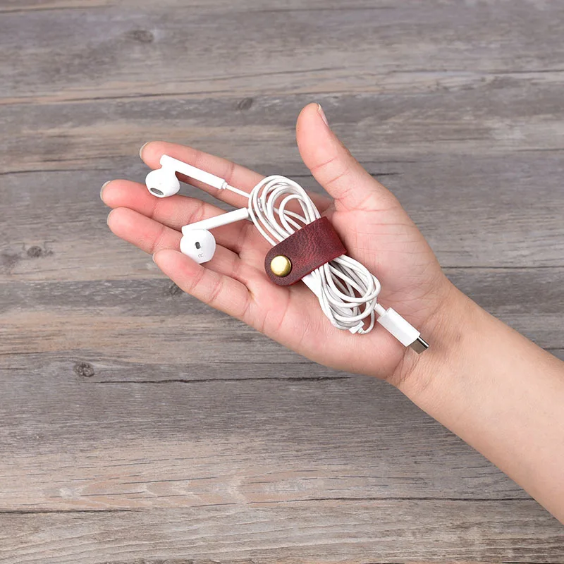 New Genuine Leather Earphone W - Spring Roll Wrapper avaliação e preço