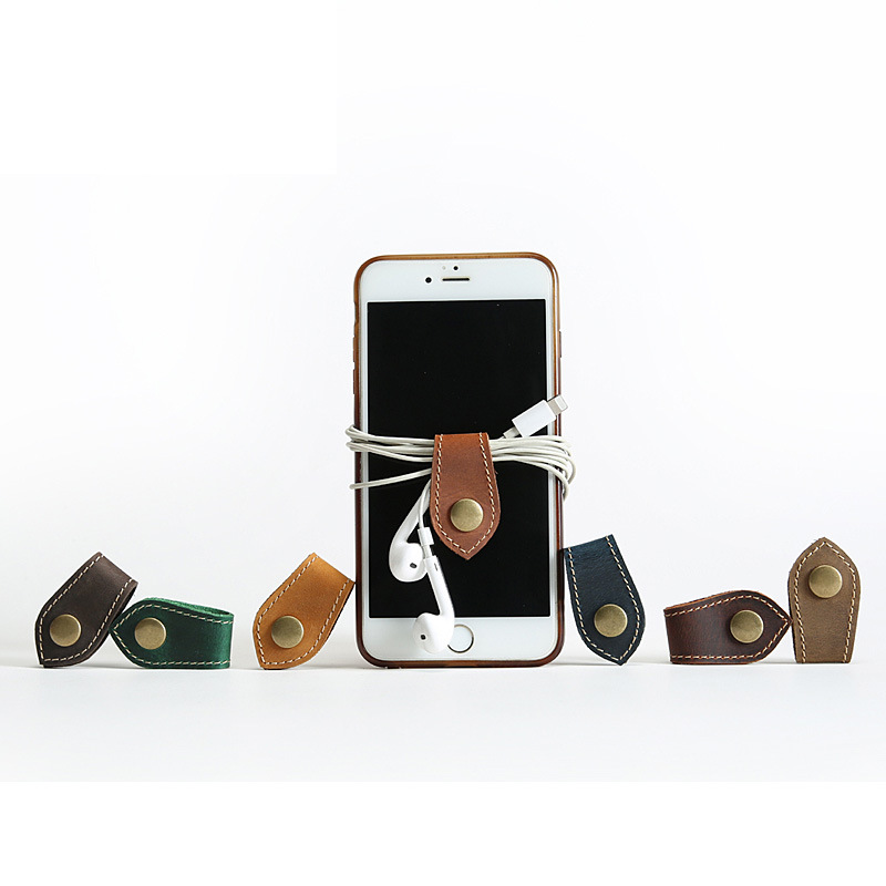New Genuine Leather Earphone W - Spring Roll Wrapper avaliação e preço