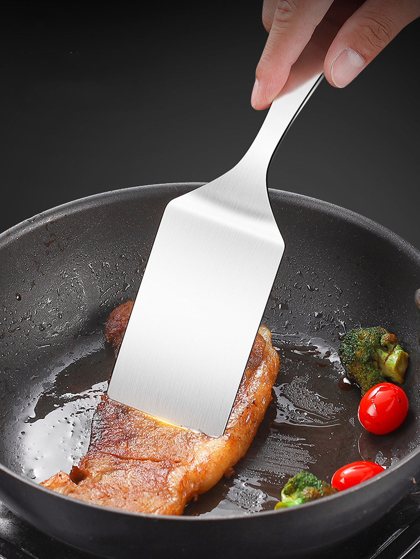 2pc/1pc Small Stainless Steel  - Okonomiyaki Spatula avaliação e preço