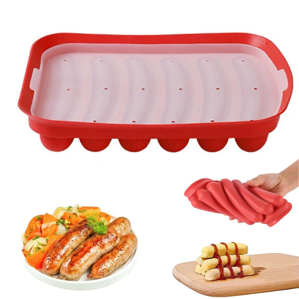 Sausage Maker Mould 6 Grids Si - Hot Dog Press avaliação e preço