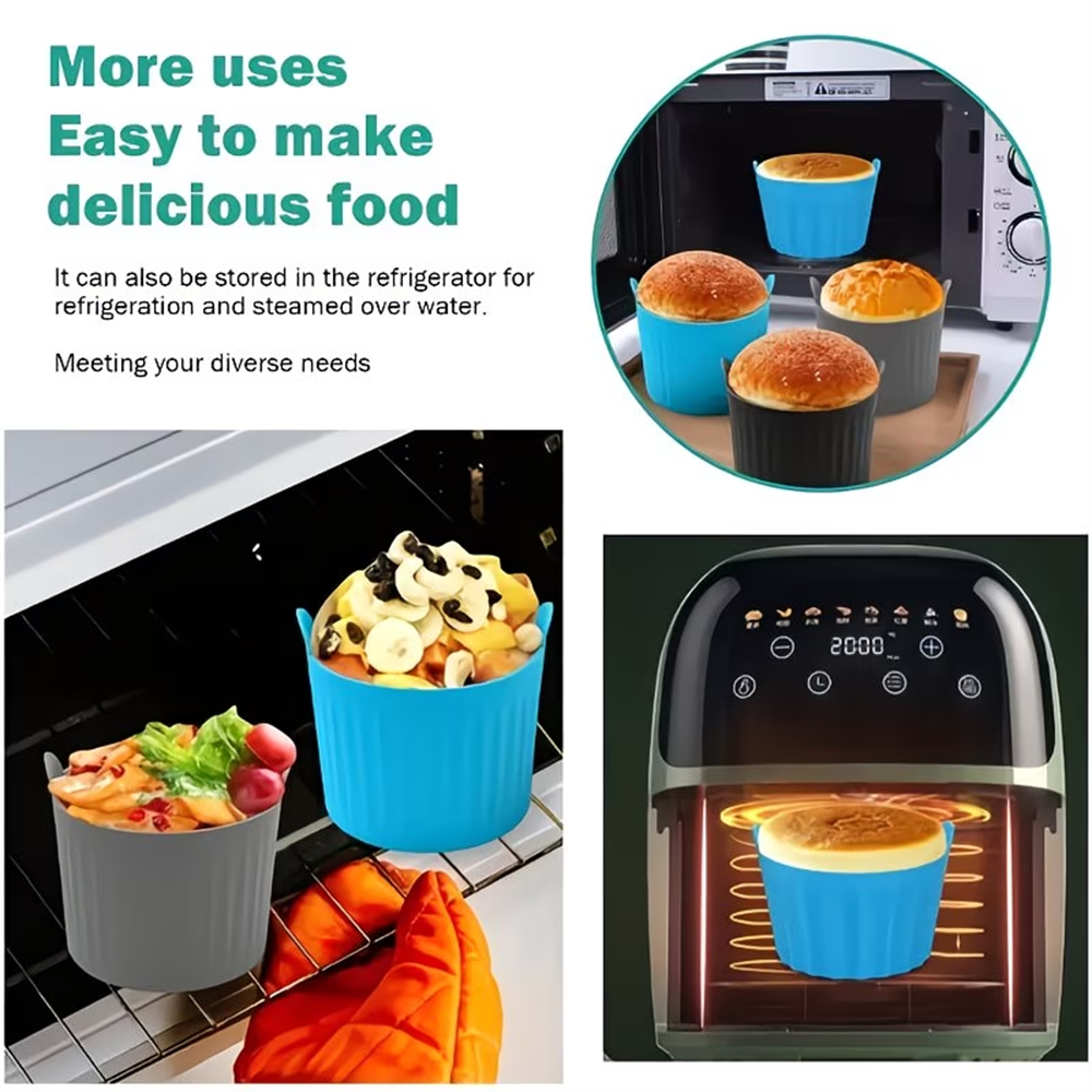 New air fryer baking cup silic - Egg Waffle Pan avaliação e preço