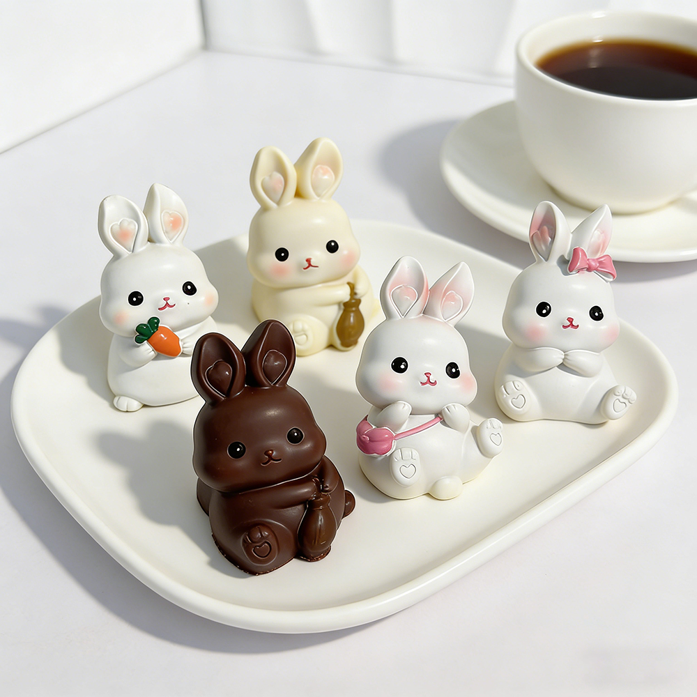 Easter Bunny Silicone Mold Cut - Bunny Cake Mold avaliação e preço