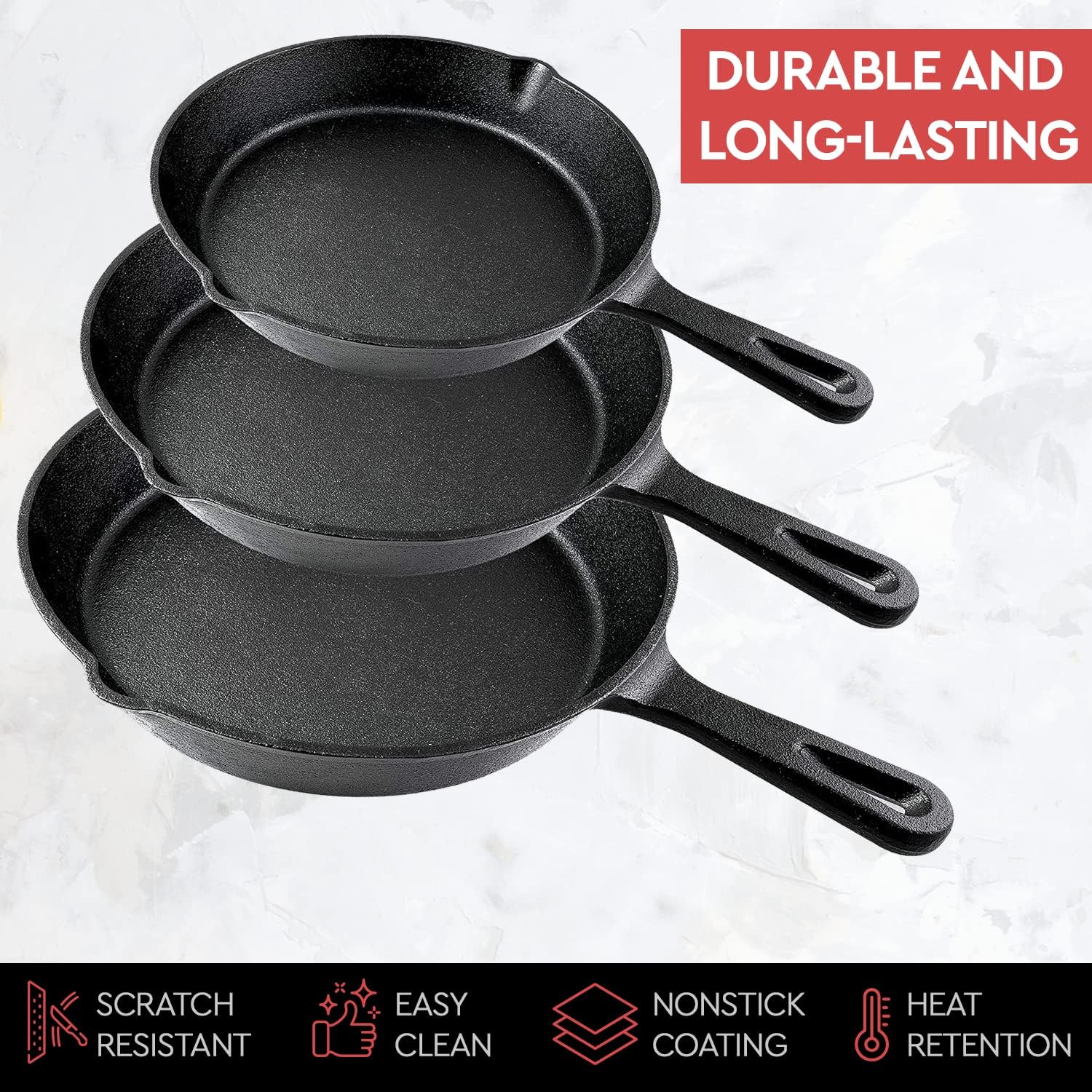 14/16/20cm Cast Iron Frying Pa - Cast Iron Corn avaliação e preço