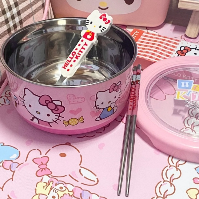 Cute Hello Kitty Stainless Ste - Dim Sum Basket avaliação e preço