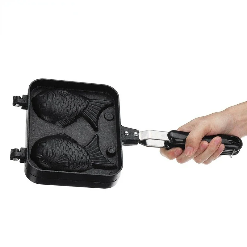 Kitchen Japanese Taiyaki Doubl - Egg Waffle Pan avaliação e preço