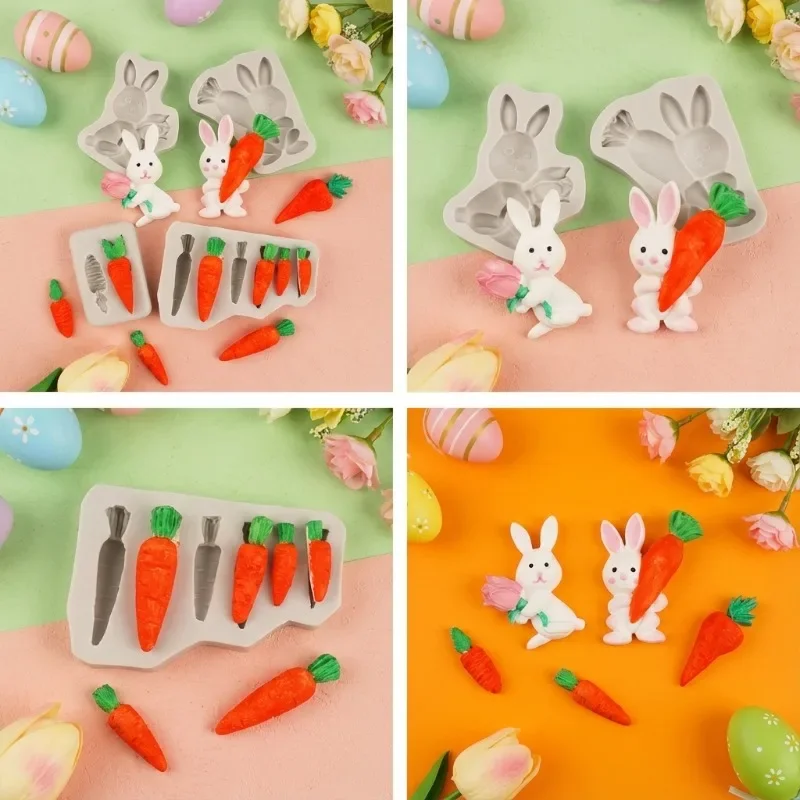 Latest Models 3Pcs Easter Bunn - Bunny Cake Mold avaliação e preço