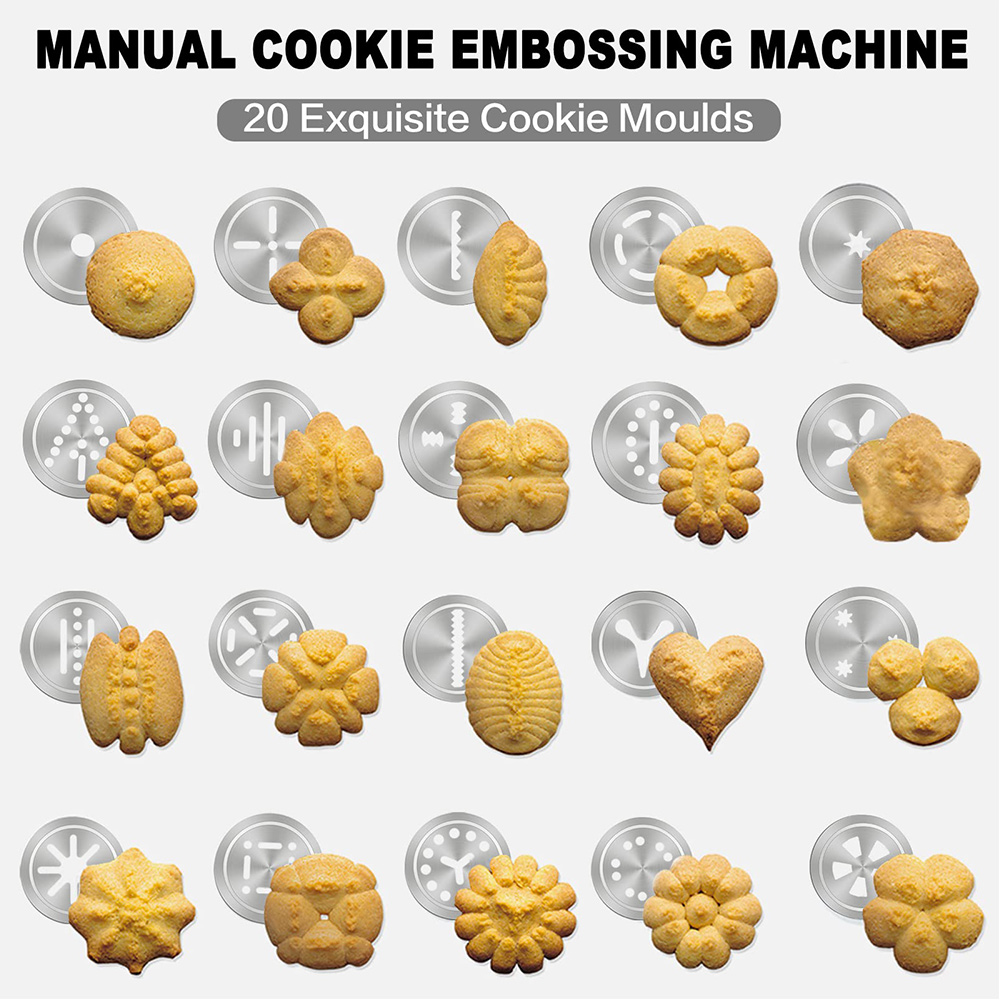 10/20pcs Aluminum Cookie Maker - Churros Maker Gun avaliação e preço