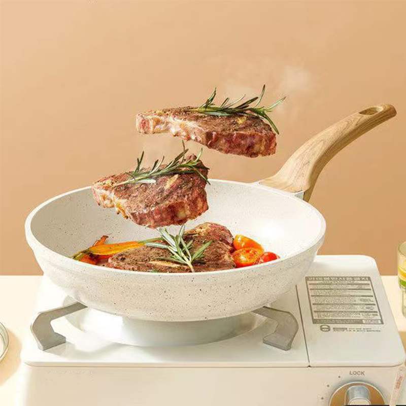Non-stick Wok Frying Pan Ceram - Danish Pancake Pan avaliação e preço