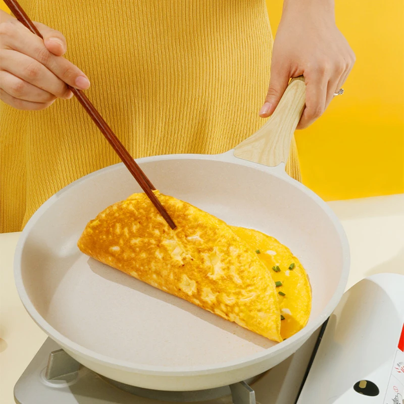 Non-stick Wok Frying Pan Ceram - Danish Pancake Pan avaliação e preço