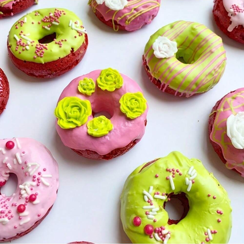 1PC 4 Holes Donut Silicone Mol - Donut Mold Silicone avaliação e preço