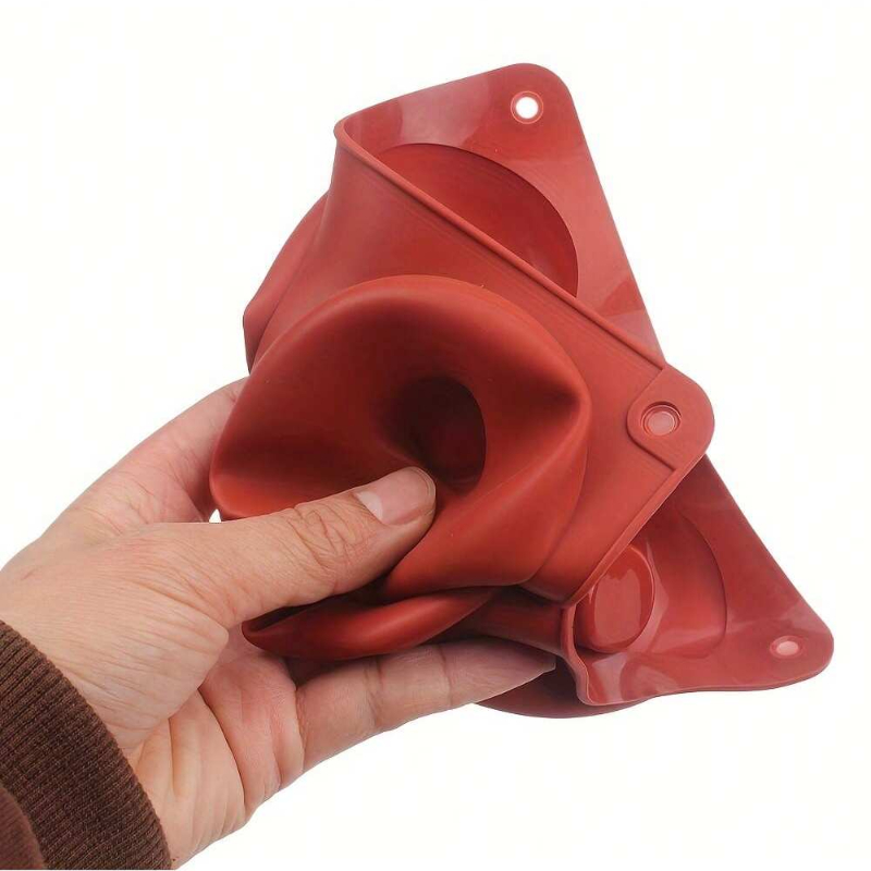 1PC 4 Holes Donut Silicone Mol - Donut Mold Silicone avaliação e preço