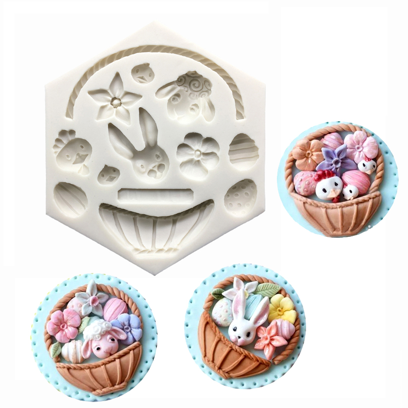 Easter Bunny Silicone Mold Fon - Bunny Cake Mold avaliação e preço