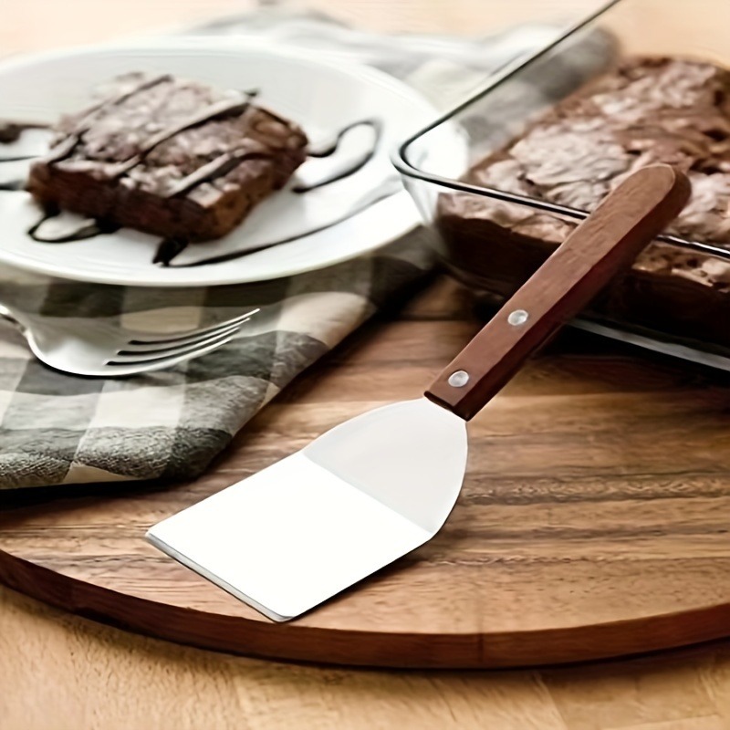 1pc, Brownie Spatula, Metal Br - Okonomiyaki Spatula avaliação e preço
