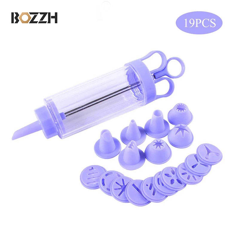 BOZZH DIY Manual Cookie Press  - Churros Maker Gun avaliação e preço