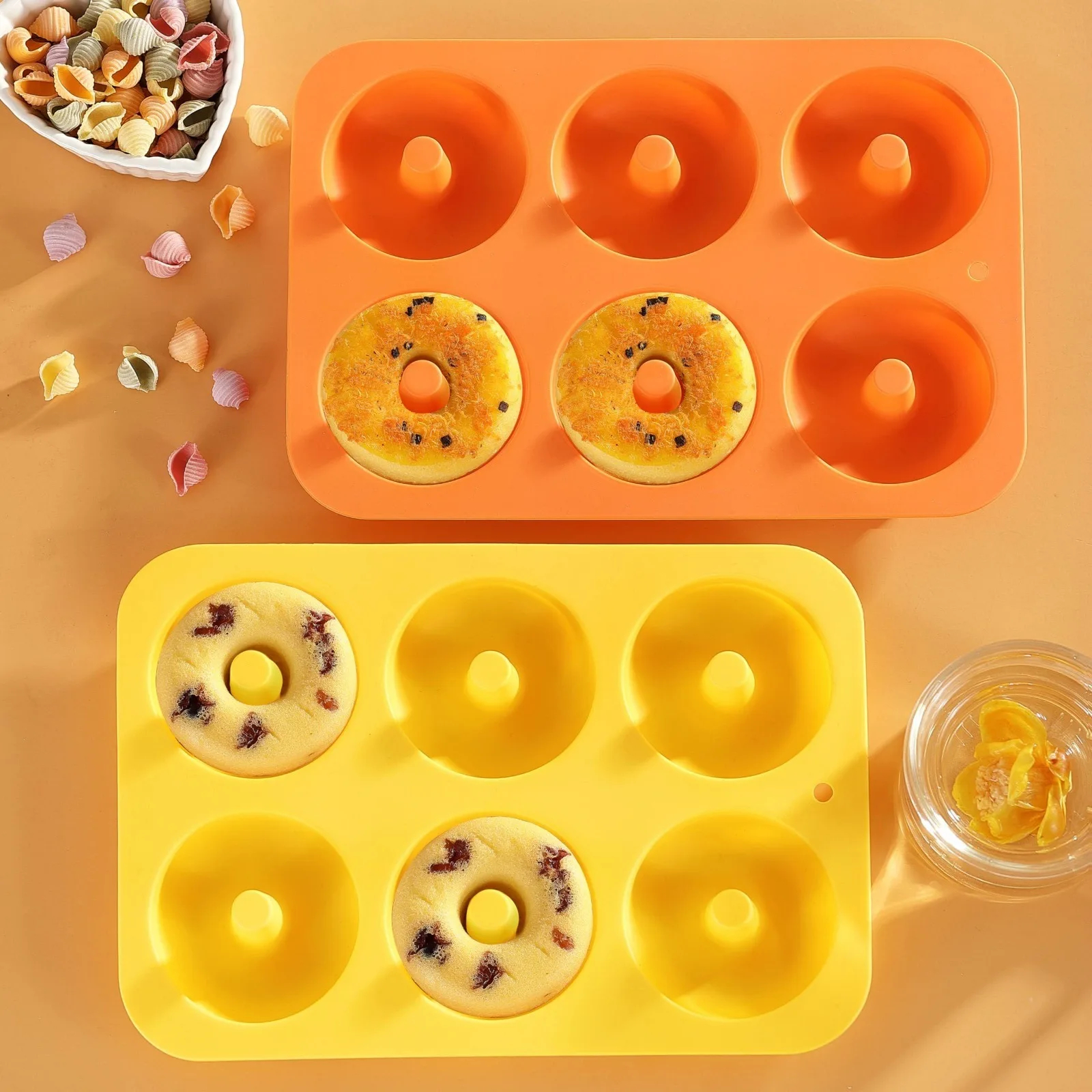 Silicone Mini Donut Pan 6-Cavi - Donut Mold Silicone avaliação e preço