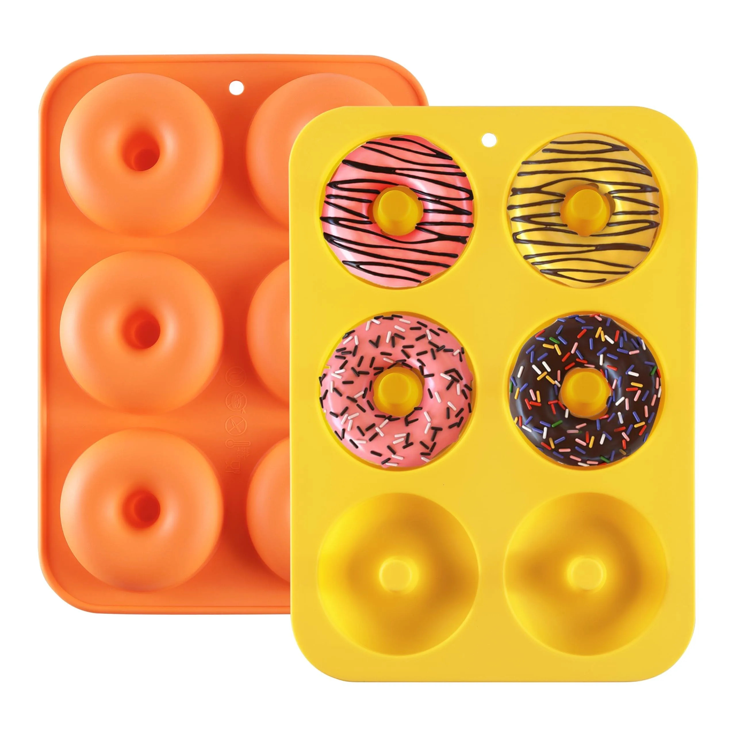 Silicone Mini Donut Pan 6-Cavi - Donut Mold Silicone avaliação e preço