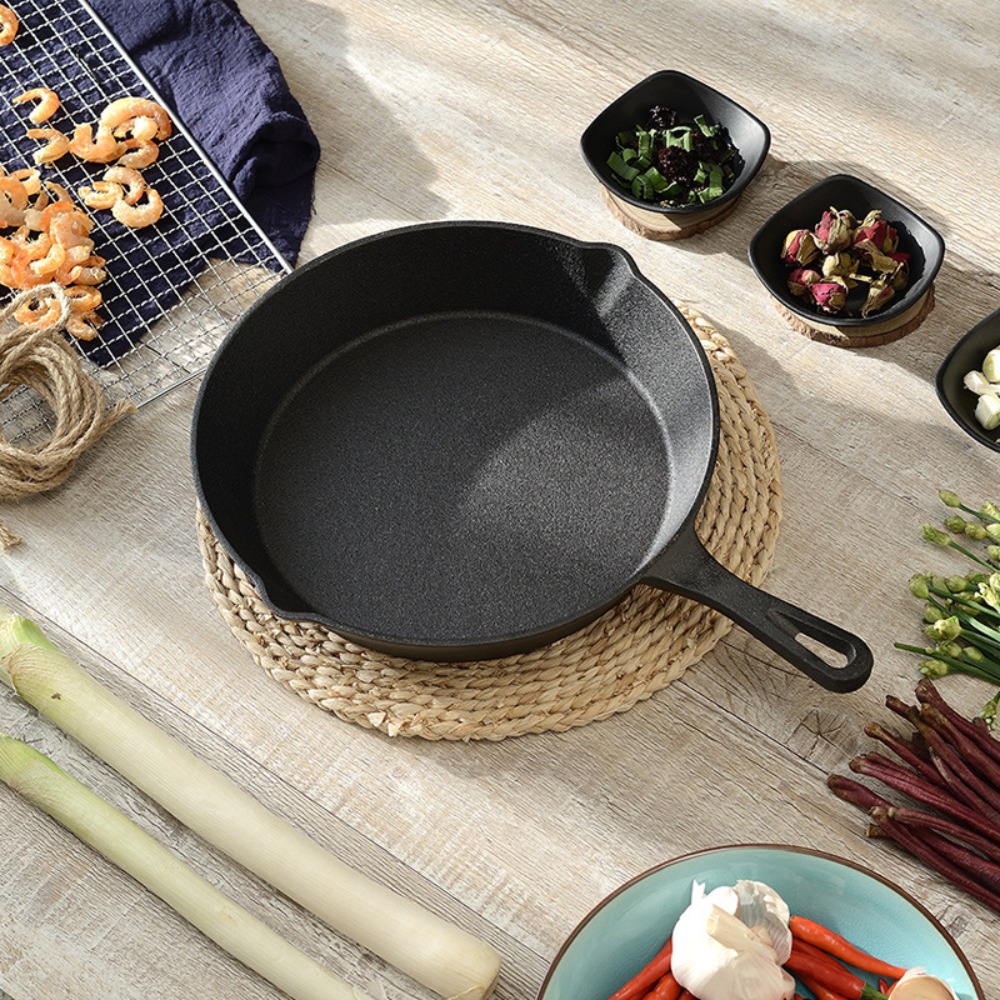 Cast Iron Uncoated Frying Pan  - Cast Iron Corn avaliação e preço