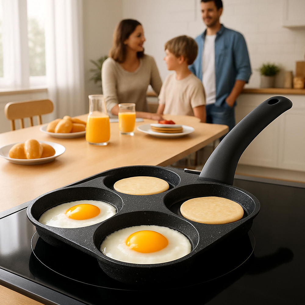 Egg Frying Pan Nonstick Pancak - Mini Pancake Griddle avaliação e preço