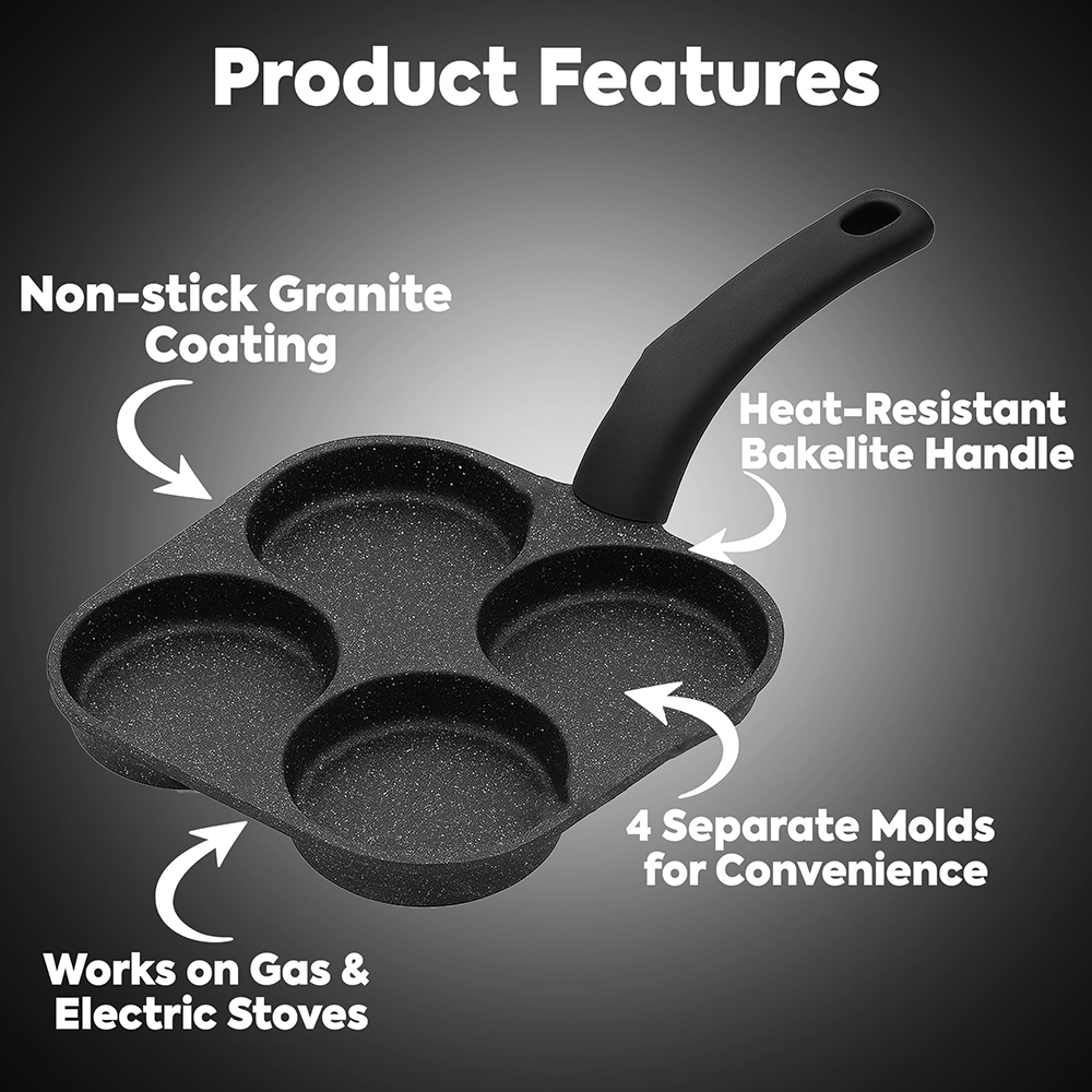 Egg Frying Pan Nonstick Pancak - Mini Pancake Griddle avaliação e preço