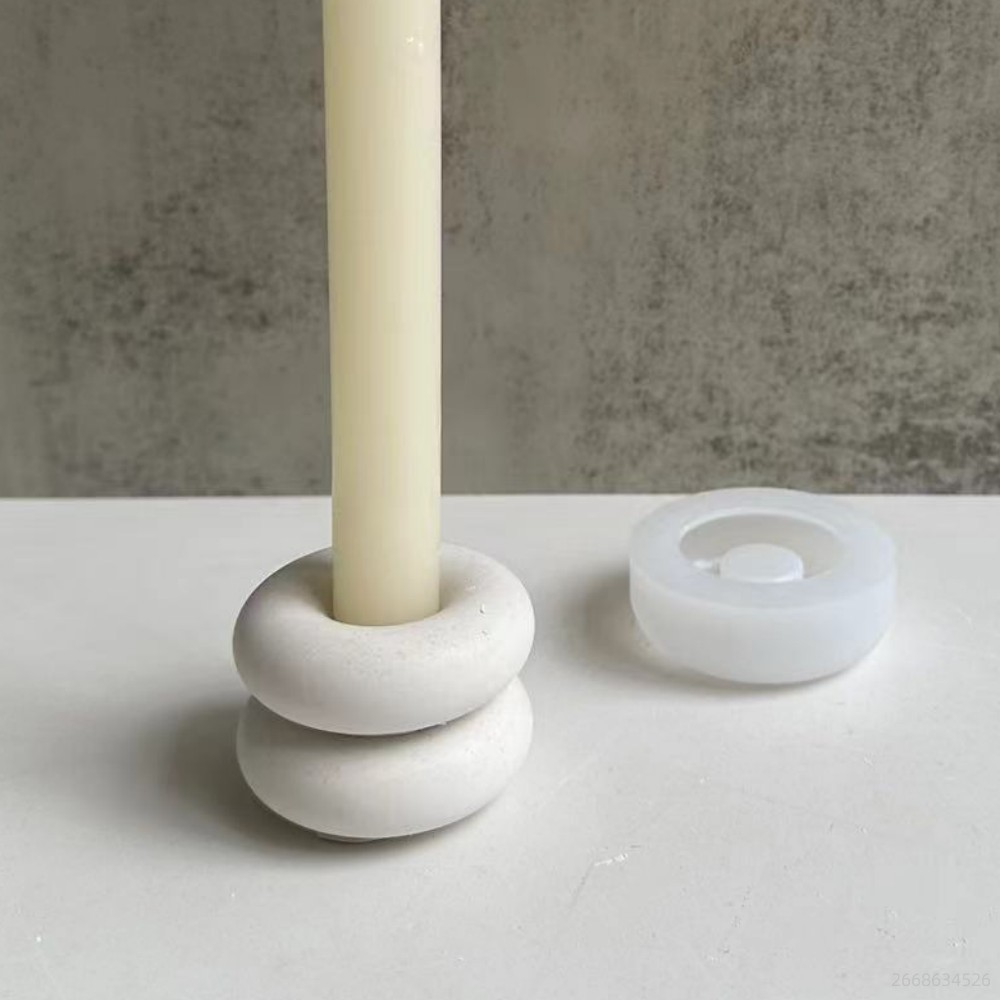 Circular Donut Candle Holder S - Donut Mold Silicone avaliação e preço