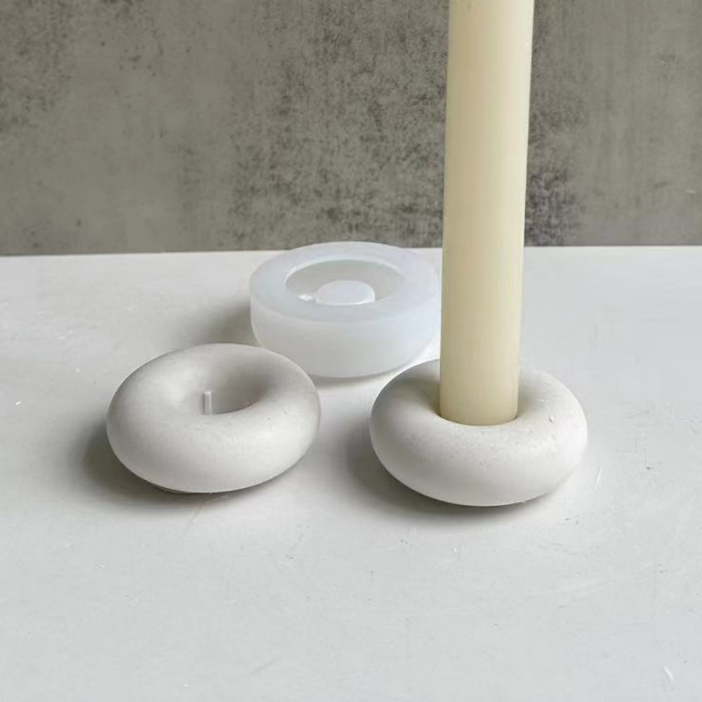 Circular Donut Candle Holder S - Donut Mold Silicone avaliação e preço