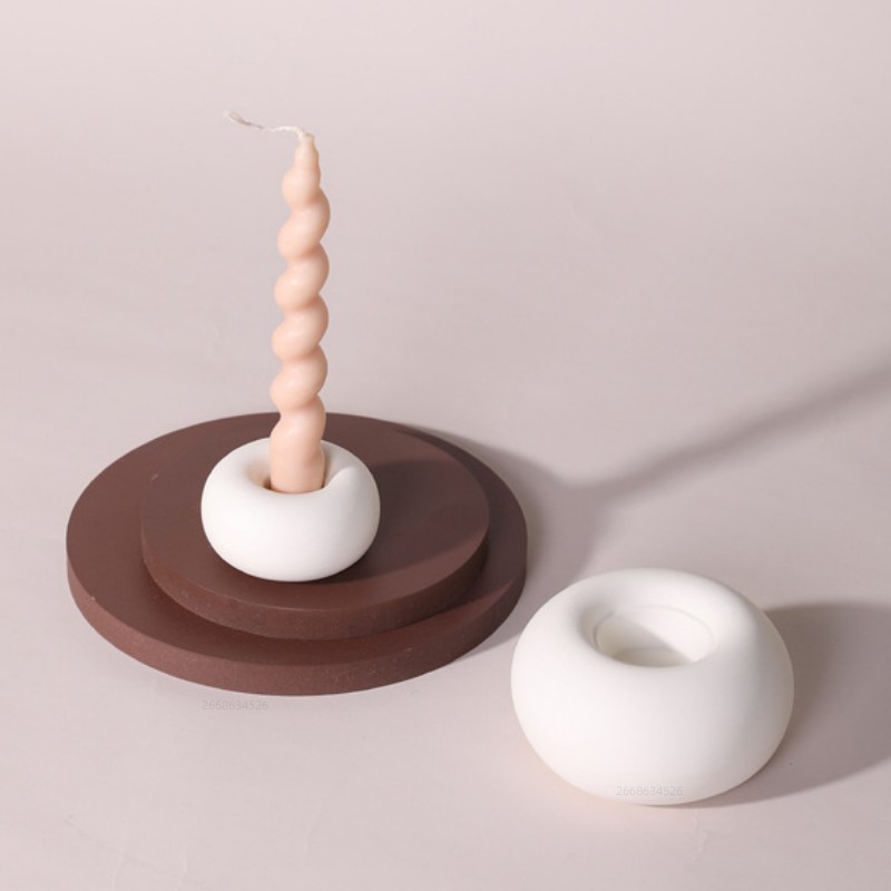 Circular Donut Candle Holder S - Donut Mold Silicone avaliação e preço