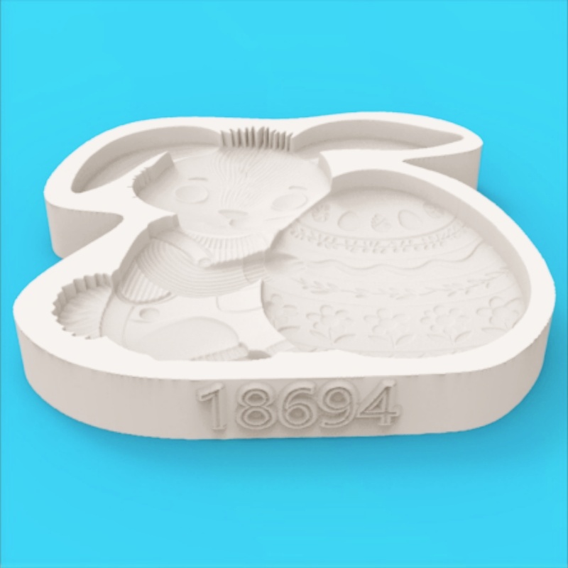 Easter Egg-Holding Bunny Silic - Bunny Cake Mold avaliação e preço