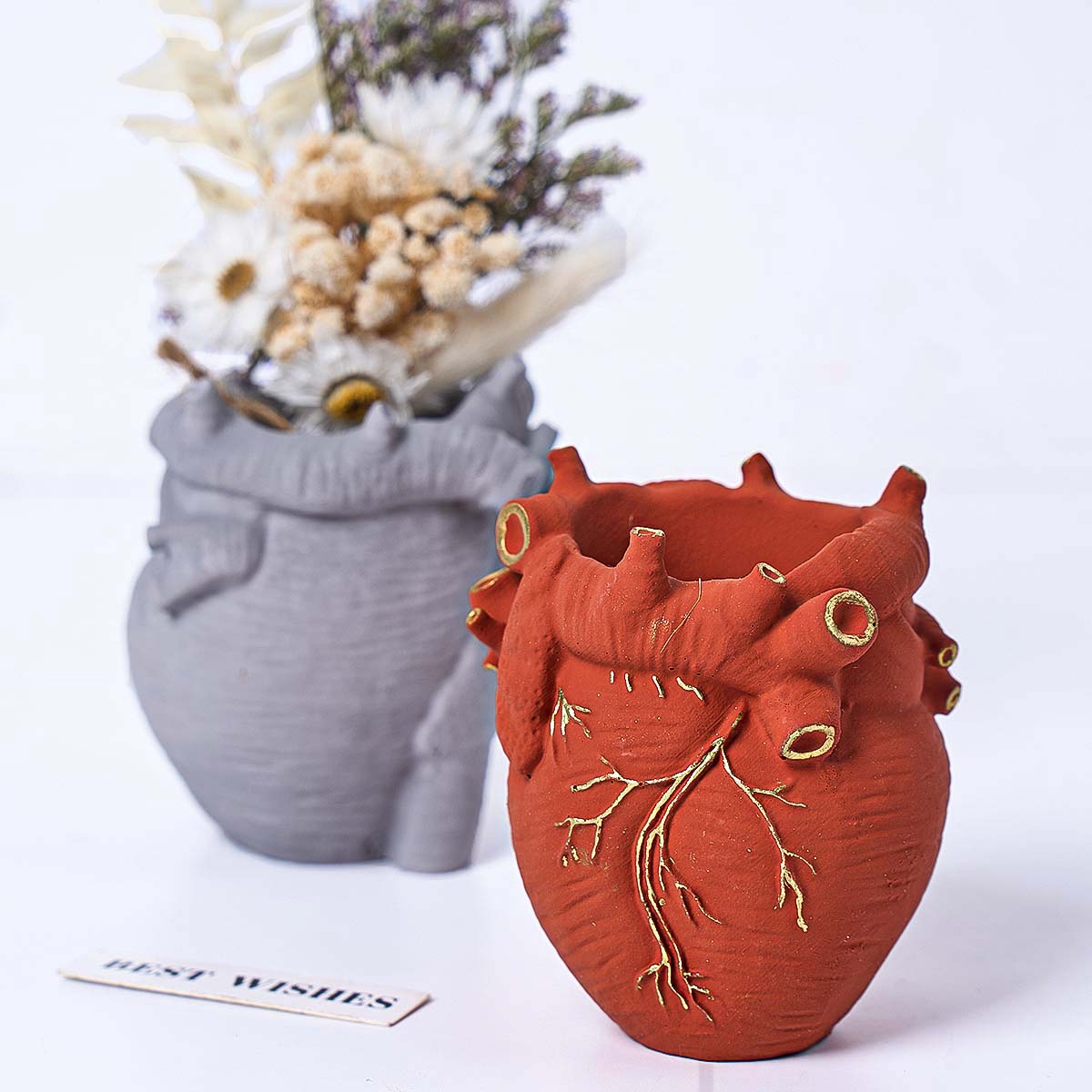 Simulation Heart Vase Silicone - Potsticker Mold avaliação e preço