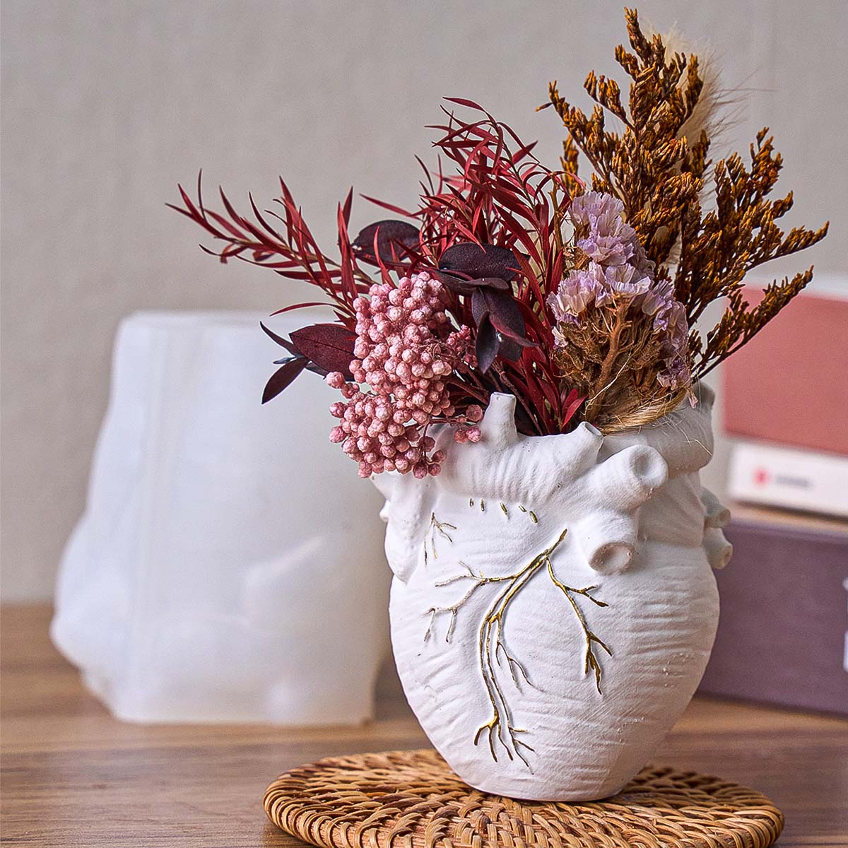 Simulation Heart Vase Silicone - Potsticker Mold avaliação e preço