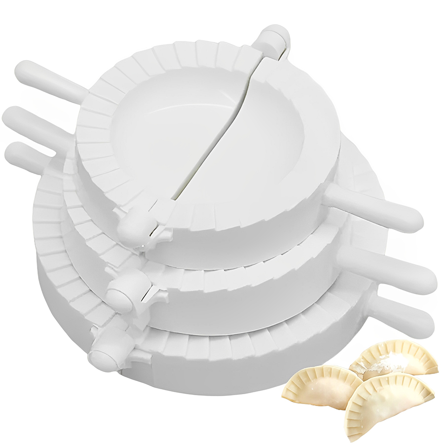 3pcs/set 7-10cm Plastic Dumpli - Dumpling Press Set avaliação e preço